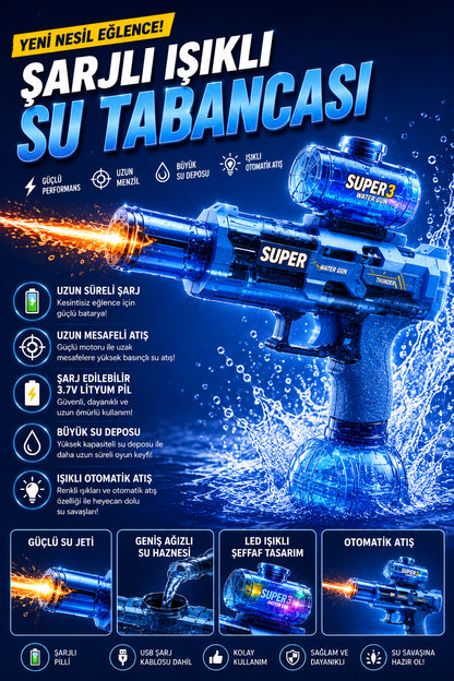 BLUE STRİKE Sarjlı Su Tabancası